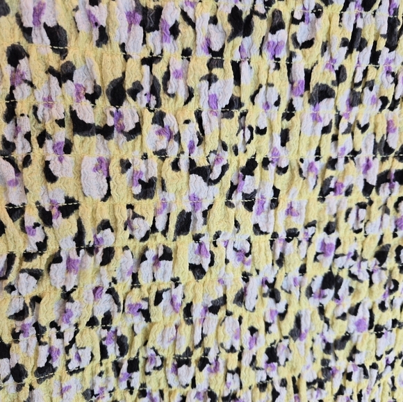 Vero Moda Olia Floral Smocked Mini Skirt Sz M Womens - Picture 7 of 10